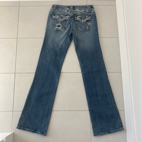 Miss Me Bootcut Jeans style “JP4221” with Camo Details - Sz 29 - Picture 6 of 16